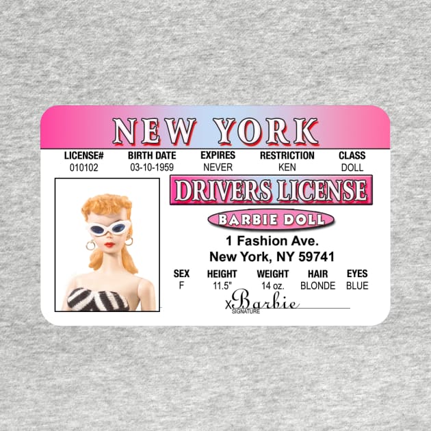 Barbie Retro ID license by AashviPatel